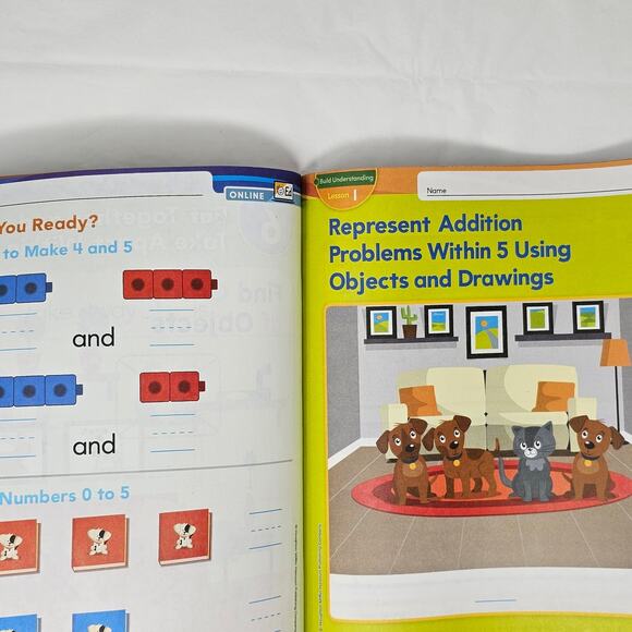 HMH Into Math Kindergarten Student Workbooks Modules 1-6 Homeschool Classroom - Picture 9 of 11
